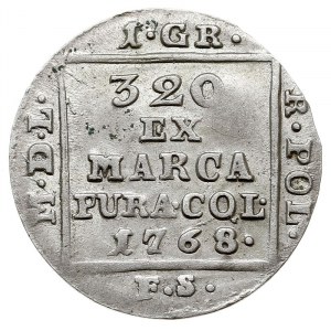 grosz srebrny (srebrnik) 1768, Warszawa, Plage 219, bar...