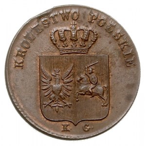 3 grosze polskie 1831, Warszawa, łapy Orła proste, Iger...