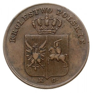 3 grosze polskie 1831, Warszawa, łapy Orła proste, Iger...