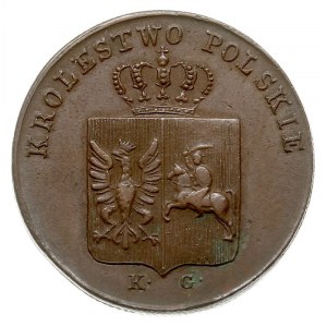 3 grosze polskie 1831, Warszawa, zgięte łapy Orła, Iger...