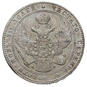 1 1/2 rubla = 10 złotych 1836, Warszawa, odmiana z duży...