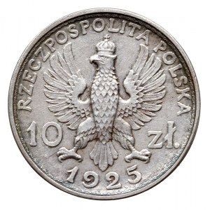 10 złotych 1925, Warszawa, dwie głowy”, srebro 4.16 g, ...