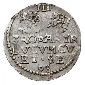 trojak 1598, Mitawa, Iger KuW.98.1.c (R2), Gerbaszewski...