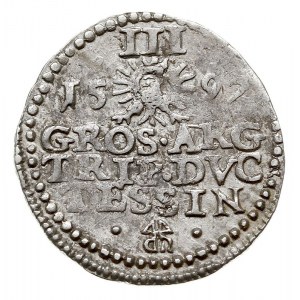 trojak 1597, Cieszyn, Iger Ci.97.1.b (R3), F.u.S. 2987,...