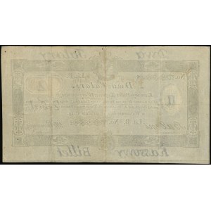 2 talary 1.12.1810, seria B, numeracja 79888, podpis ko...
