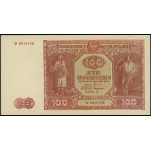 100 złotych 15.05.1946, seria D 3919696, Lucow 1204 (R4...