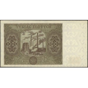 1.000 złotych 15.07.1947, seria F 6855162, Lucow 1235a ...