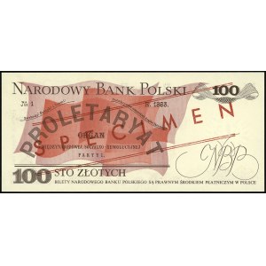 100 złotych 17.05.1976, seria DR 0000082, Lucow - nie n...