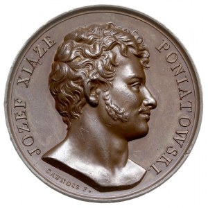 medal autorstwa Franciszka Caunoisa wybity z okazji śmi...