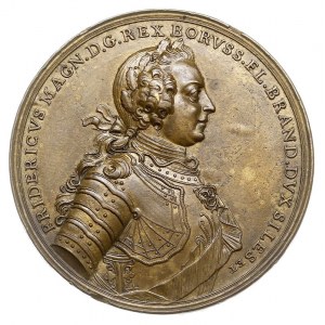 bitwa pod Pragą 1757 r., medal niesygnowany poświęcony ...