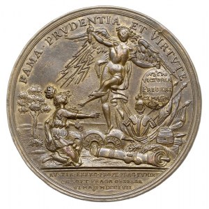 bitwa pod Pragą 1757 r., medal niesygnowany poświęcony ...