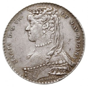 Maria Leszczyńska, królowa Francji, żeton 1751 sygnowan...
