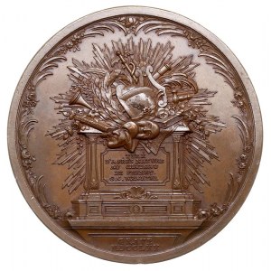 Franciszek Maria Arouet (Voltaire) w Mannheim, medal 17...