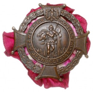 odznaka korporacyjna Związku Floriańskiego, brąz 46 x 4...
