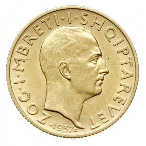 20 franga ari 1937, Rzym, wybite z okazji 25-lecia niep...