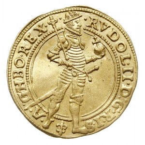 dukat 1584, Praga, złoto 3.47 g, Dietiker 428, Fr. 88, ...