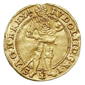 dukat 1587, Praga, złoto 3.44 g, Dietiker 430, Fr. 88, ...