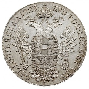 talar 1823 A, Wiedeń, srebro 28.02 g, Dav. 7, Her. 308,...