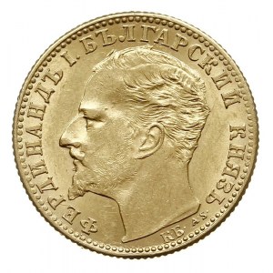 10 lewa 1894, złoto 3.23 g, Fr. 4, bardzo ładnie zachow...