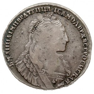 rubel 1734, Kadaszewski Monetnyj Dwor, typ horse face”,...
