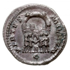 argenteus 295-297, Trewir, Aw: Popiersie cesarza w praw...