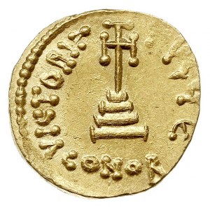 solidus 654-659, Konstantynopol, Aw: Popiersia Konstans...
