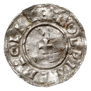 denar 1009-1017, typ Last Small Cross, mennica Lincoln,...