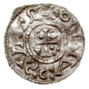 denar 1009-1024, srebro 1.56 g, Hahn 29a1.5, lekko pękn...