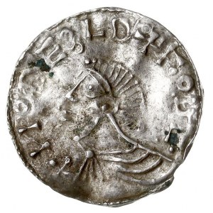 Naśladownictwo denarów anglosaskich typu long cross Aet...