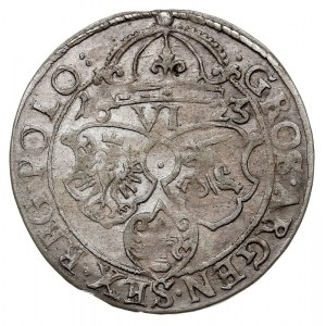 szóstak 1623, Kraków, rzadsza odmiana - na rewersie pod...