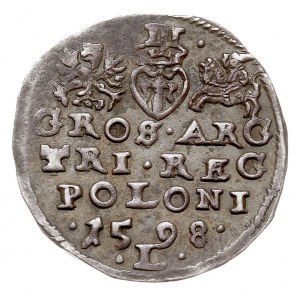 trojak 1598, Lublin, Iger L.98.6.c (R), ładny, patyna