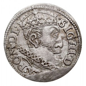 trojak 1619, Ryga, duża głowa króla, Iger R.19.3.b (R3)...