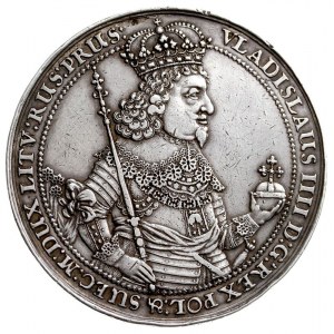 donatywa 1644, Gdańsk, Aw: Półpostać króla, napis w oto...