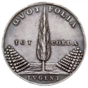 talar 1727, Drezno, moneta wybita z okazji śmierci król...