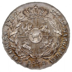 półtalar 1782, Warszawa, srebro 14.01 g, Plage 368, H-C...