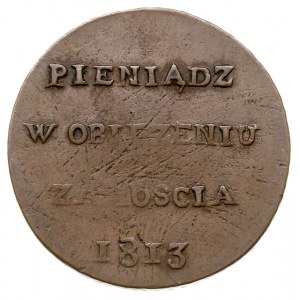6 groszy 1813, Zamość, Plage 121, bardzo rzadkie, egzem...