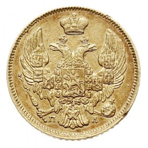 3 ruble = 20 złotych 1838, Petersburg, złoto 3.90 g, Pl...