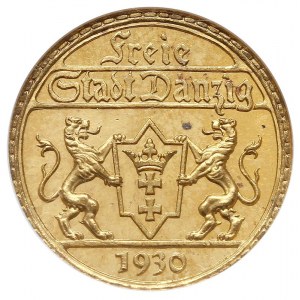 25 guldenów 1930, Berlin, Posąg Neptuna, złoto 7.98 g, ...