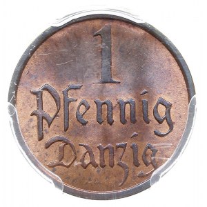 1 fenig 1937, Berlin, Parchimowicz 53 e, moneta w pudeł...