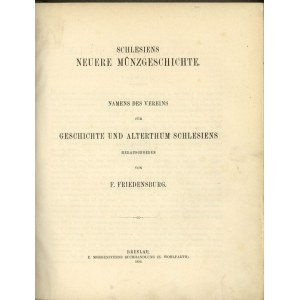 Ferdinand Friedensburg - Codex Diplomaticus Silesiae, t...