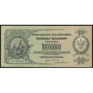 10.000.000 marek polskich 20.11.1923, seria BA, numerac...