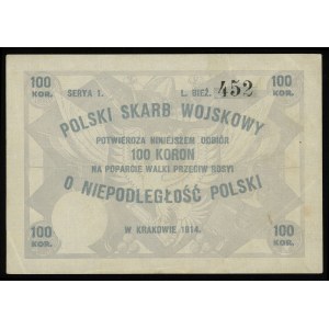 100 koron 1914, Kraków, na poparcie walki przeciw Rosyi...