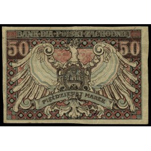 50 marek ważne do 31.12.1919, bez numeracji, Lucow 535 ...