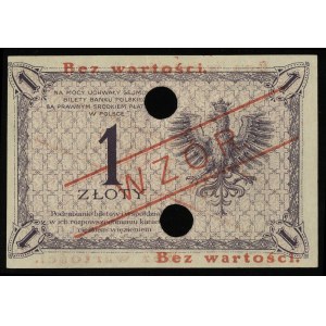 1 złoty 28.02.1919, seria 36 B, numeracja 060831, po ob...