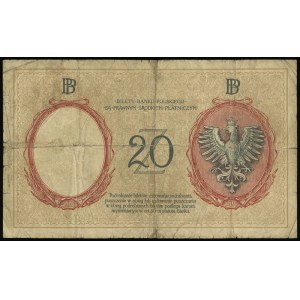 20 złotych 15.07.1924, II emisja, seria A, numeracja 10...