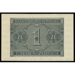 1 złoty 1.03.1940, seria B, numeracja 0807630, Lucow 76...