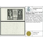 czarnodruk strony głównej banknotu 50 złotych 1.03.1940...