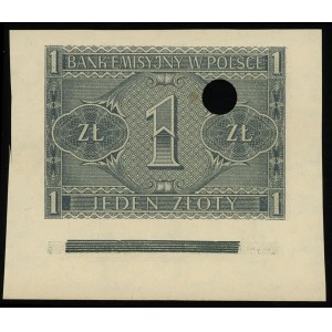 1 złoty 1.08.1941, bez oznaczenia serii i numeracji, ba...