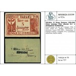 Komis baraku 7b, bon na 5 fenigów 1942, II seria, numer...