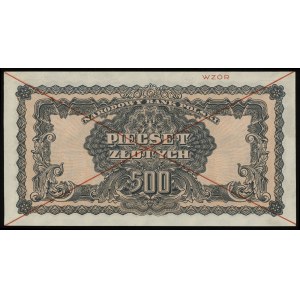 500 złotych 1944, w klauzuli OBOWIĄZKOWYM”, seria АС, n...
